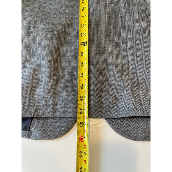 Jos. A. Bank 100% Wool Blazer Sport Coat Traveler Tailored Fit Gray Sz 46R - Picture 12 of 13